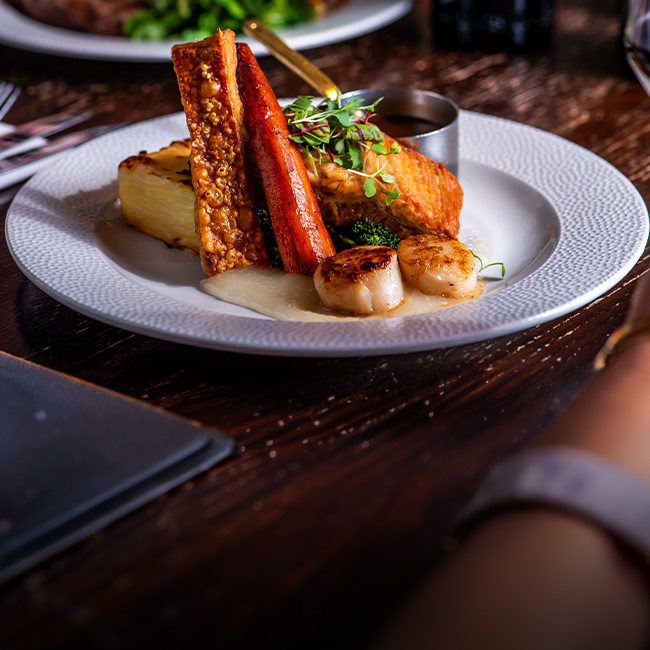 Explore our great offers on Pub food at The Wavendon Arms